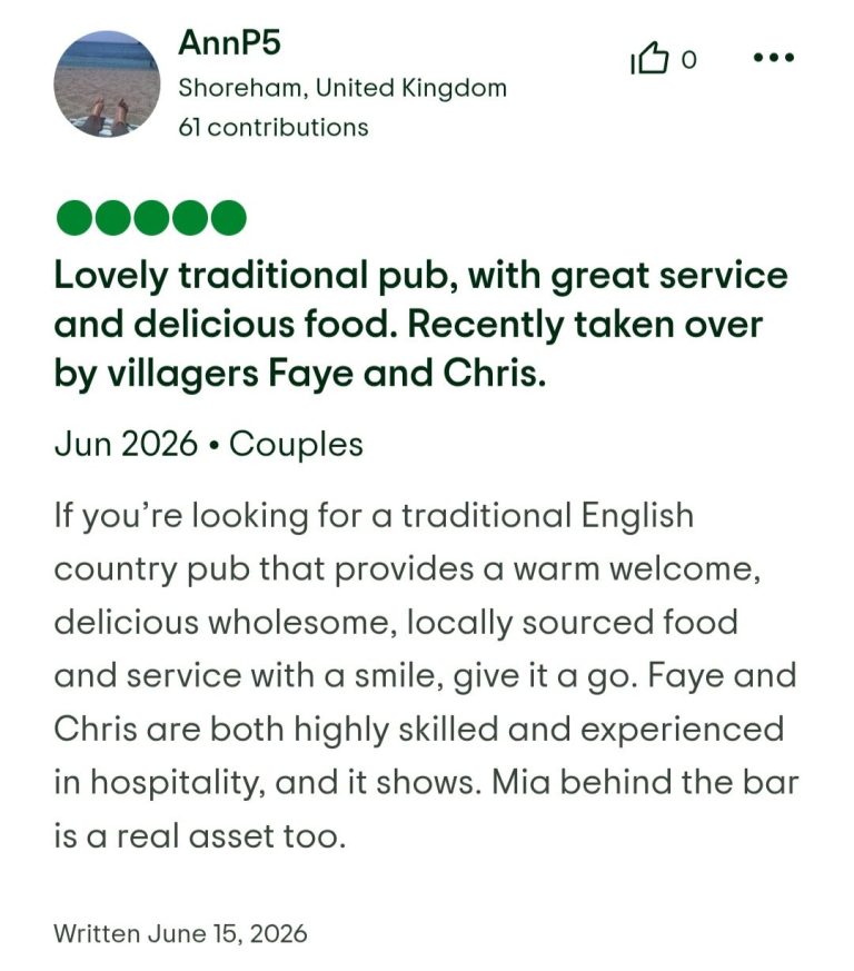 Snug Bar, Darts area, Upcoming Events